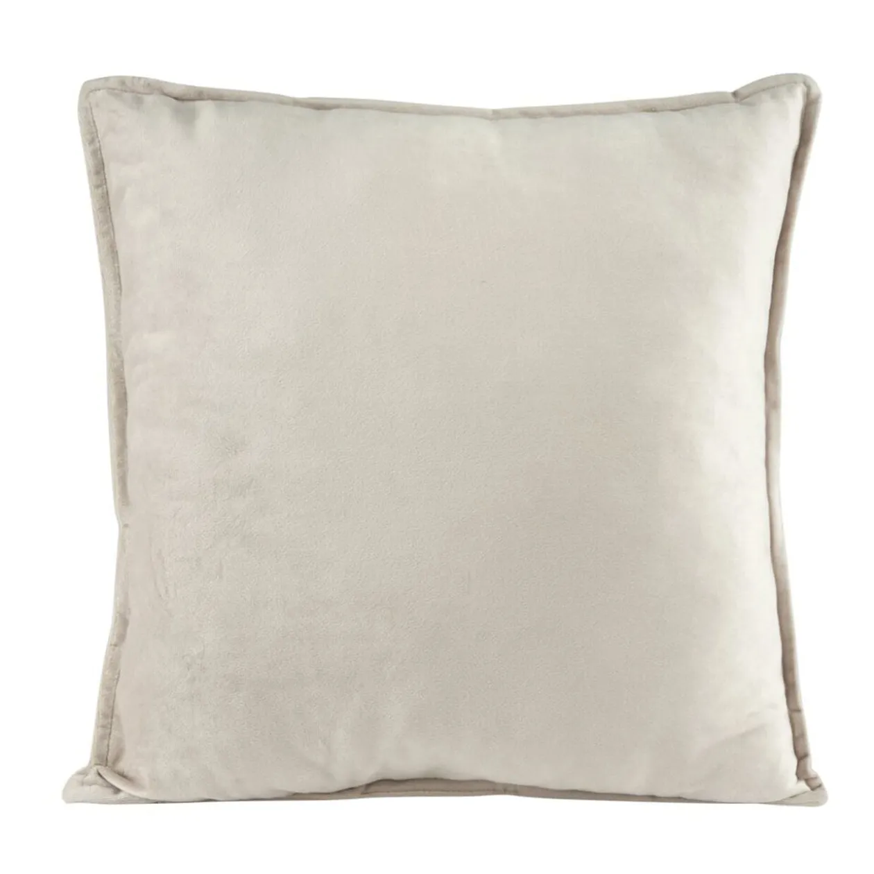 Coussin carré velours uni 45x45cm (2 modèles)