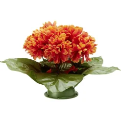 Coussin chrysanthème artificiel 15 têtes orange < Gifi Clearance