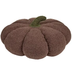Coussin citrouille XL polyester Ø45xH33cm (4 modèles)