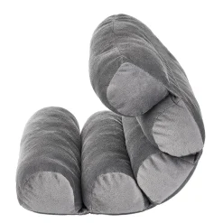 Coussin confort multi-positions gris souple et modulable < Gifi Clearance