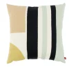 Coussin déco art organique 45x45cm beige
