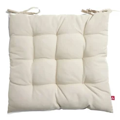 Coussin de chaise 40x40cm à nouettes écru < Gifi Hot