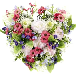 Coussin de fleurs forme coeur - Fleurs artificielles - Rose < Gifi Hot