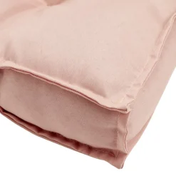 Coussin de sol assise carrée matelassée taupe 45x45cm < Gifi Discount