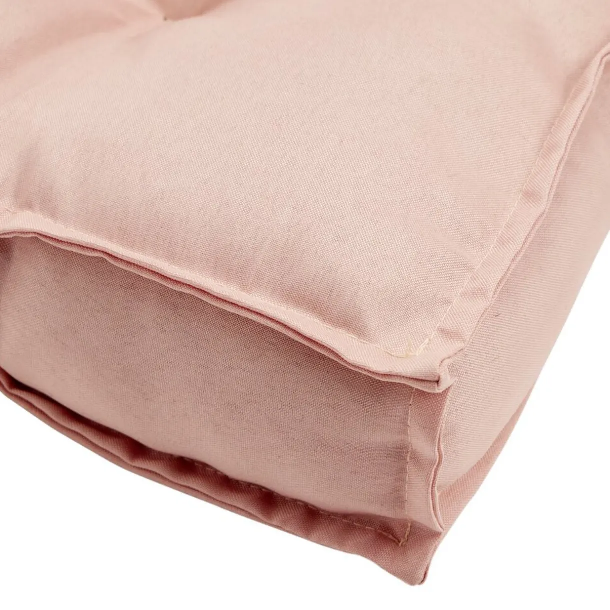 Coussin de sol assise carrée matelassée taupe 45x45cm < Gifi Discount