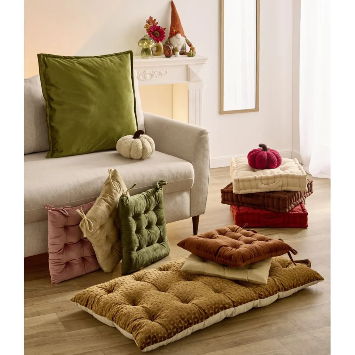 Coussin de sol matelas motif texturé 60x120cm (2 modèles) < Gifi New
