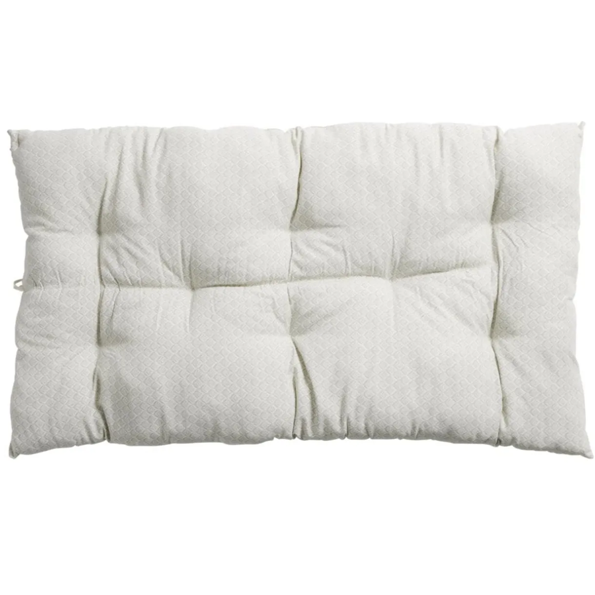 Coussin de sol rectangulaire blanc écru 60x120cm < Gifi Discount