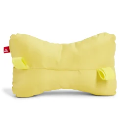 Coussin de tête pour fauteuil Urban uni jaune 15x25cm