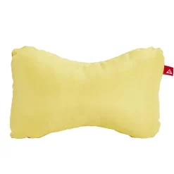 Coussin de tête pour fauteuil Urban uni jaune 15x25cm