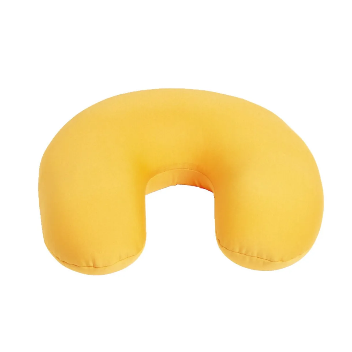 Coussin de voyage microbille orange < Gifi New