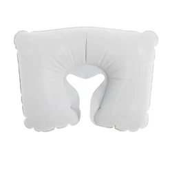 Coussin de voyage tour de cou gonflable gris 27x39,5cm < Gifi Best