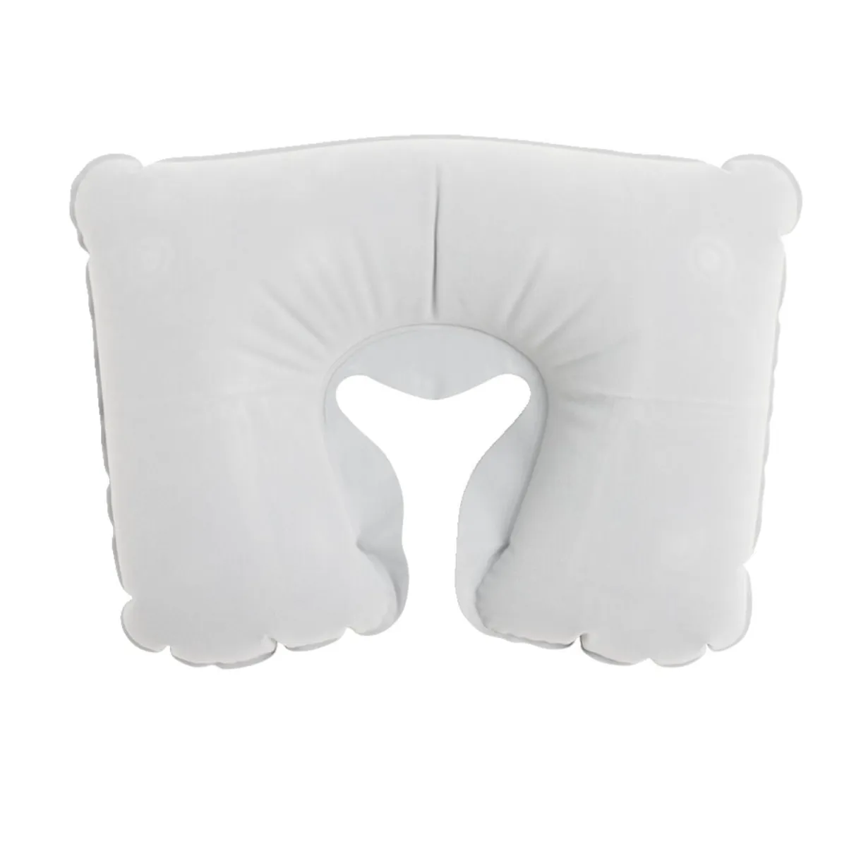 Coussin de voyage tour de cou gonflable gris 27x39,5cm < Gifi Best