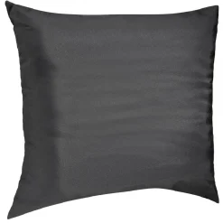 Coussin d'extérieur déperlant uni noir 40x40cm < Gifi Clearance