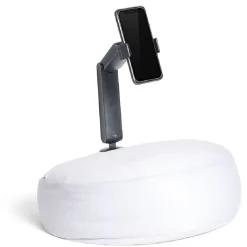 Coussin ergonomique avec support porte-téléphone