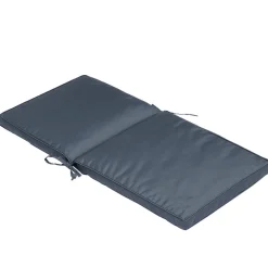 Coussin fauteuil Oxford gris anthracite 90x42xép4cm