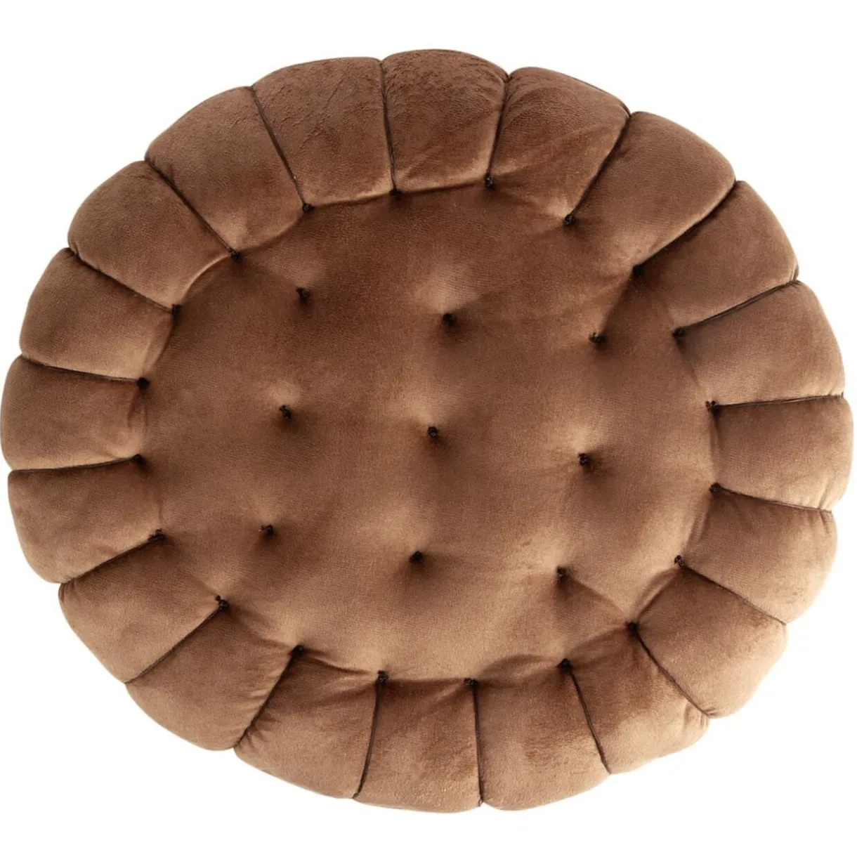 Coussin fond forme biscuit chocolat Ø38cm < Gifi Clearance