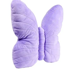 Coussin forme papillon 30x37cm (2 modèles violet ou vert) < Gifi