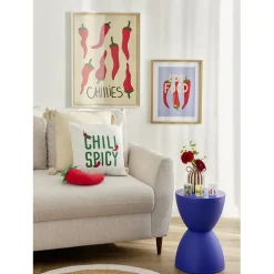 Coussin forme piment rouge Ø17xL27cm < Gifi New