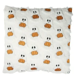 Coussin Halloween motif en relief polyester 43x43cm (2 modèles)