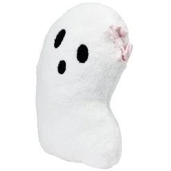 Coussin peluche Halloween fantôme mignon polyester blanc 36x23cm < Gifi