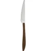 Couteau acier 23cm manche marron < Gifi Discount