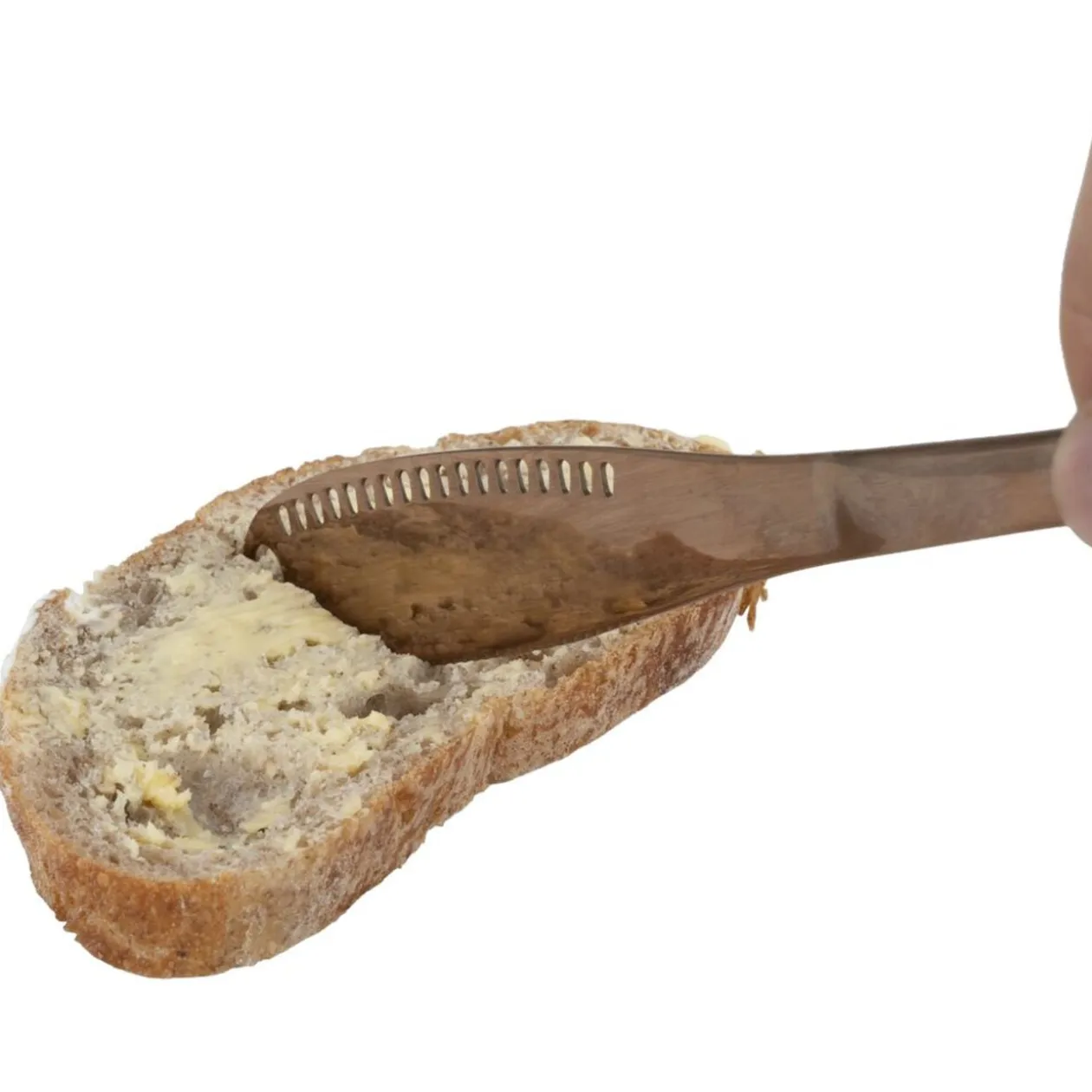 Couteau à beurre inox 4 fonctions L20,5cm (2 modèles)