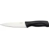 Couteau de cuisine en inox avec manche noir < Gifi Sale