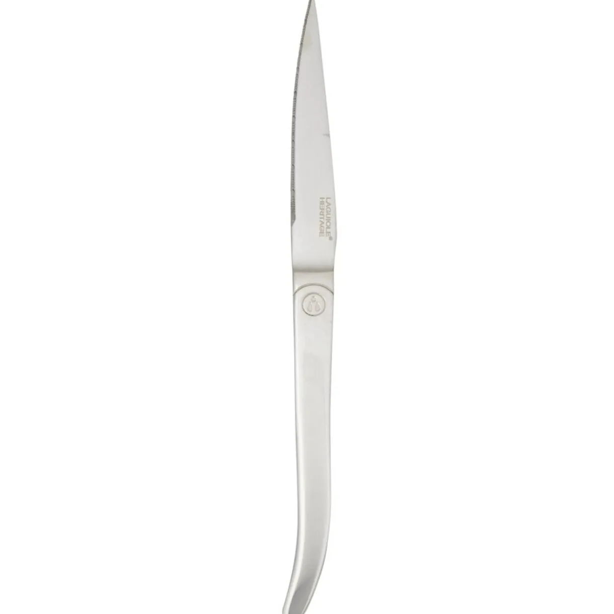 Couteau de table inox Intuition 23,5cm blanc argenté < Gifi New