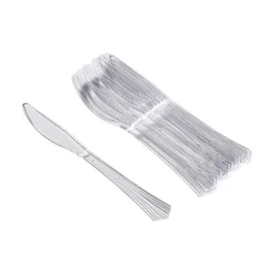 Couteau en plastique transparent x12 < Gifi Sale