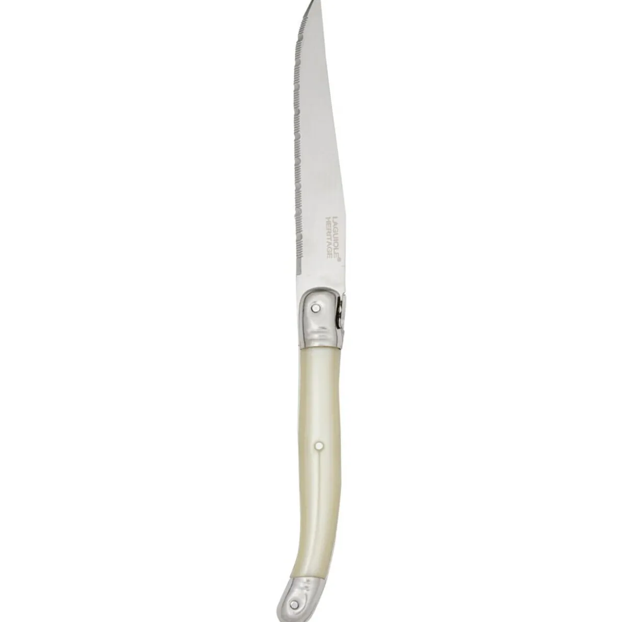 Couteau Laguiole inox manche ABS ivoire < Gifi Outlet