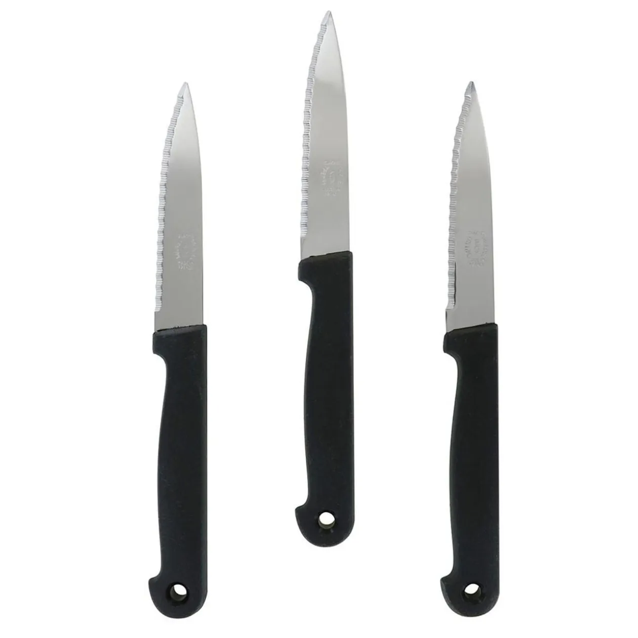 Couteau office Pradel L21cm x3