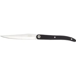 Couteau à steak inox Laguiole noir ou naturel