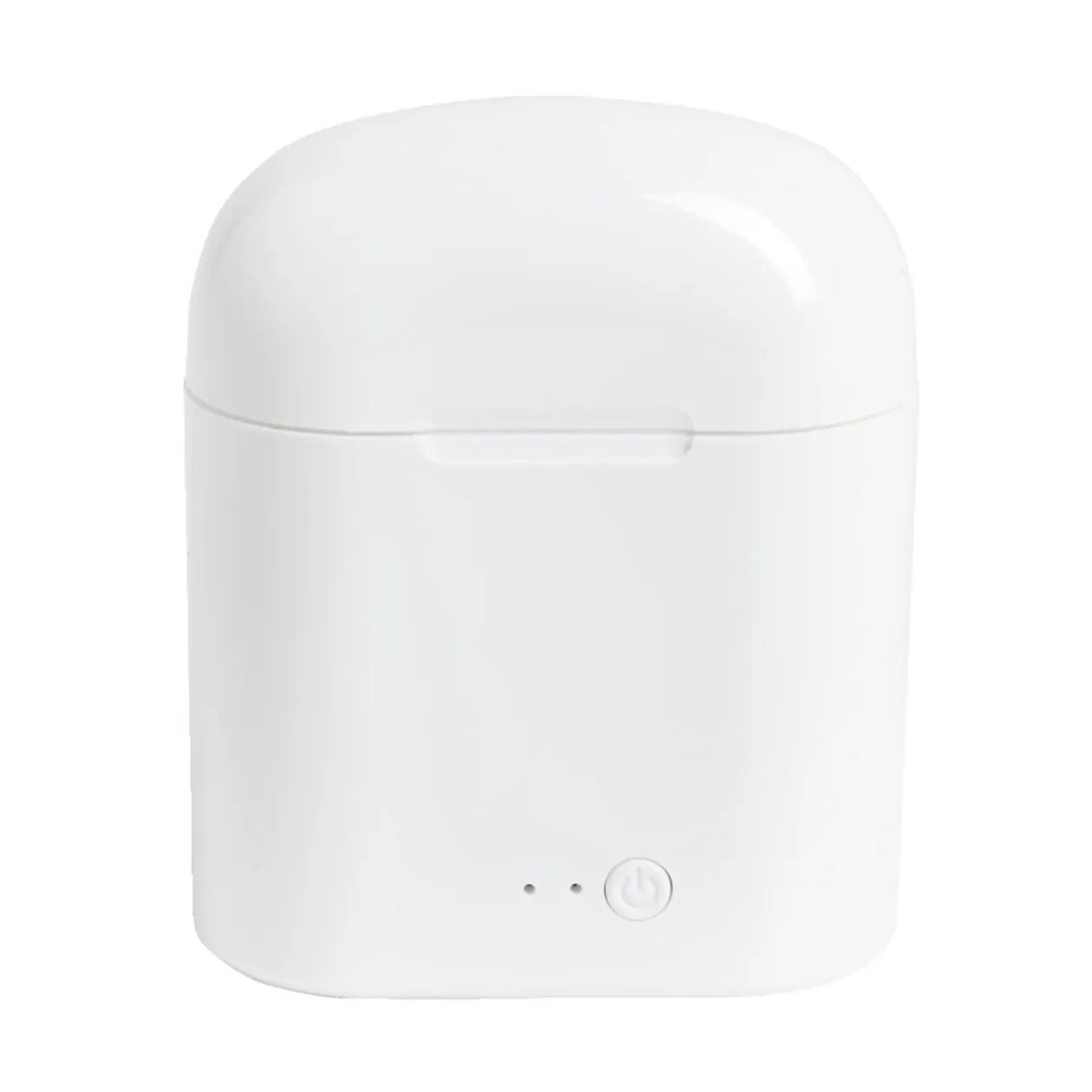 Écouteurs Bluetooth avec étui de charge blanc