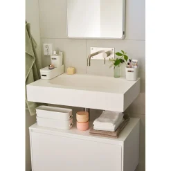 Couvercle boîte de rangement blanc < Gifi