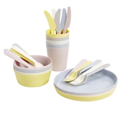 Couvert à pique-nique 5 personnes L9cm (15 pièces) < Gifi Discount