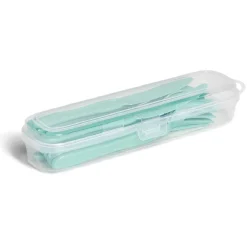 Couvert à pique-nique 4 personnes x12 bleu < Gifi Outlet