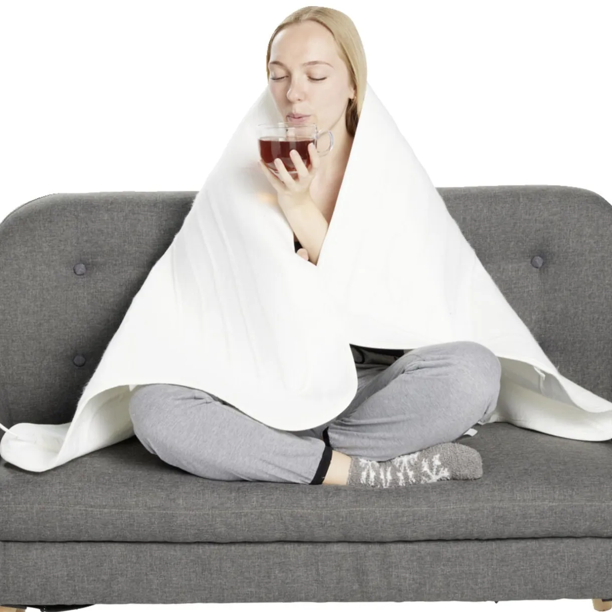 Couverture chauffante 80x150cm température réglable < Gifi New
