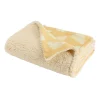 Couverture pour chien doublure motif croissant beige 70x100cm