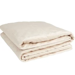 Couvre lit 2 personnes velours en pinsonic 220x240cm beige ou marron < Gifi Clearance