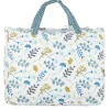Couvre lit réversible imprimé floral bleu et blanc 240x220cm < Gifi Clearance