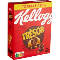 Céréales Kellogg's Trésor choco noisettes rouge 410gr < Gifi New