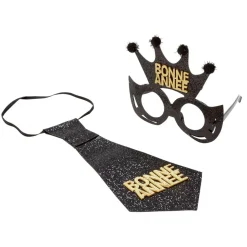 Cravate et lunettes fantaisie (3 modèles)
