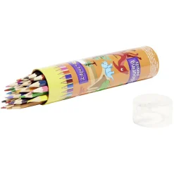 Crayon de couleurs en bois x24