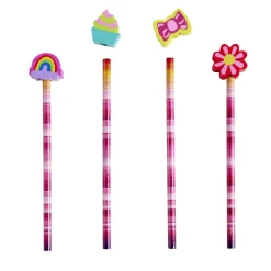 Crayon à papier avec gomme intégrée forme fantaisie L23,5cm x6 < Gifi Sale
