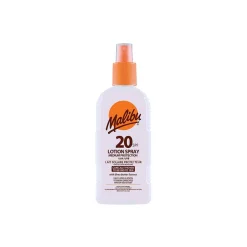Crème solaire SPF20 moyenne protection Malibu lotion spray 200ml