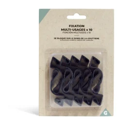 Crochet de fixation multi-usage bord de gouttière x10 < Gifi Clearance