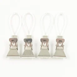Crochet transparent métal et PVC x4 < Gifi New