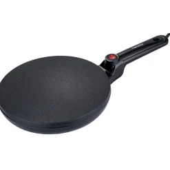Crépière inversée électrique en alu noir Ø24cm 800W