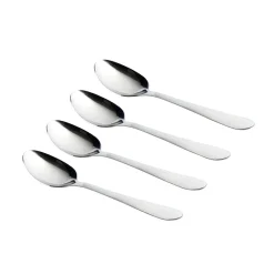 Cuillère à café en acier x4