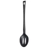Cuillère à fente en plastique noir L.33,5cm